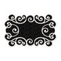 Conceptum Eugene V3 - 4653 - 2 Alfombra de Pasillo Blanco y Negro 80x200 cm